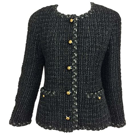 chanel vintage tweed jacket.